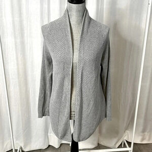 VINCE CAMUTO 100% Cotton Knit Open Cardigan Sweater, Size M